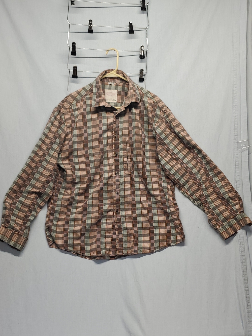 The North Face Men's Plaid Button-Down Shirt #301